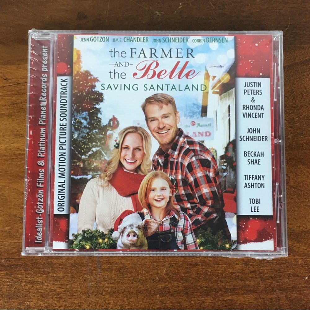 THE FARMER AND THE BELLE - Saving Santaland CD Movie Soundtrack NEW Sealed